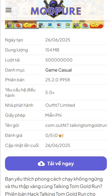 Hướng Dẫn Cách Hack Game Talking Tom Gold Run Tải Và Cài Đặt 