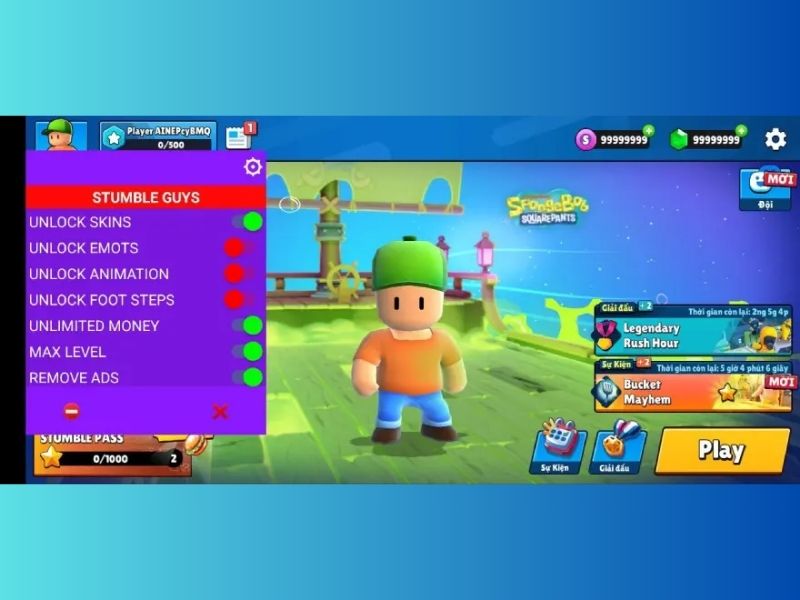 Tính Năng Nổi Bật Của Stumble Guys Hack