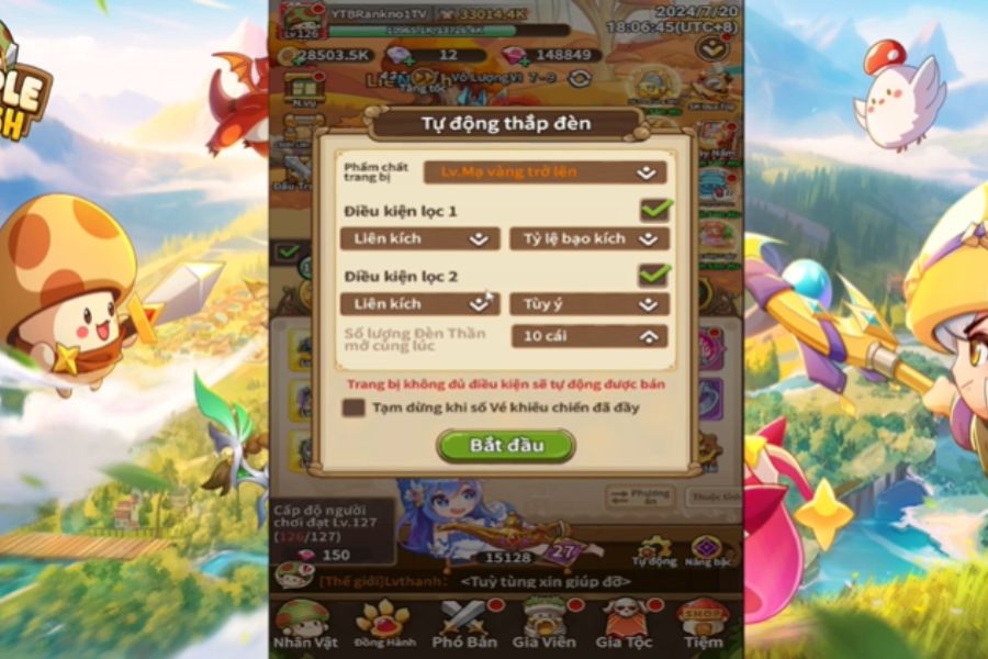 Banner Hack Arkhack Nấm Lùn Tiến Lên