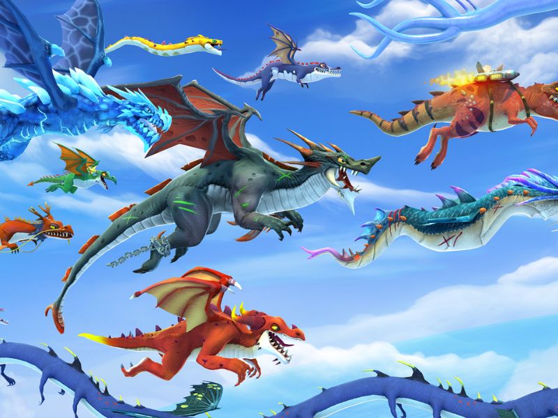 Thu thập những chú Rồng trong Hungry Dragon